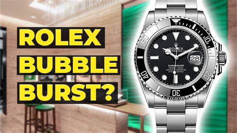 will rolex bubble burst 2022|Rolex prices going up.